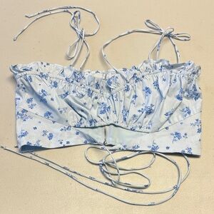 Cotton Candy LA Strappy Crop Top